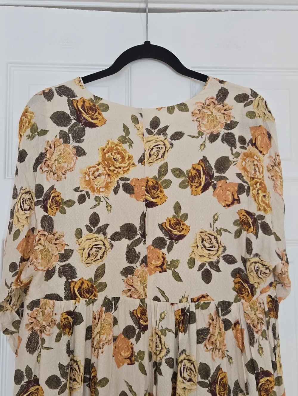 Free People Rows of Roses Maxi Dress Ivory Floral NWT Womens Size S